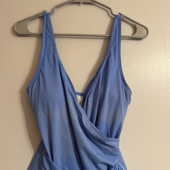 Michael Michael Kors Blue One-Piece Swimsuit Size 8 - Picture 3 of 16